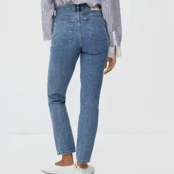 Everlane Womens Blue Jeans The Curvy '90s Cheeky Straight Size 27 Ankle - Picture 3 of 16